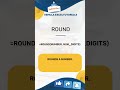 ROUND formula Top 100 Excel formulas #msexcel #exceltutorials #exceltips #trending #excelformulas