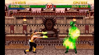 Mortal Kombat 2 Remix - SHANG TSUNG Gameplay Playthrough