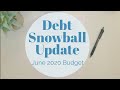 Debt Snowball Update | June 2020 Budget | Debt Progress Tracker