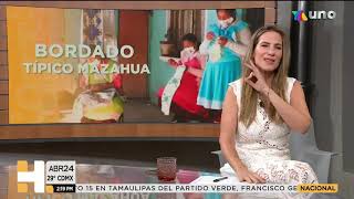 Carolina Rocha presenta: bordados mazahuas de clase mundial