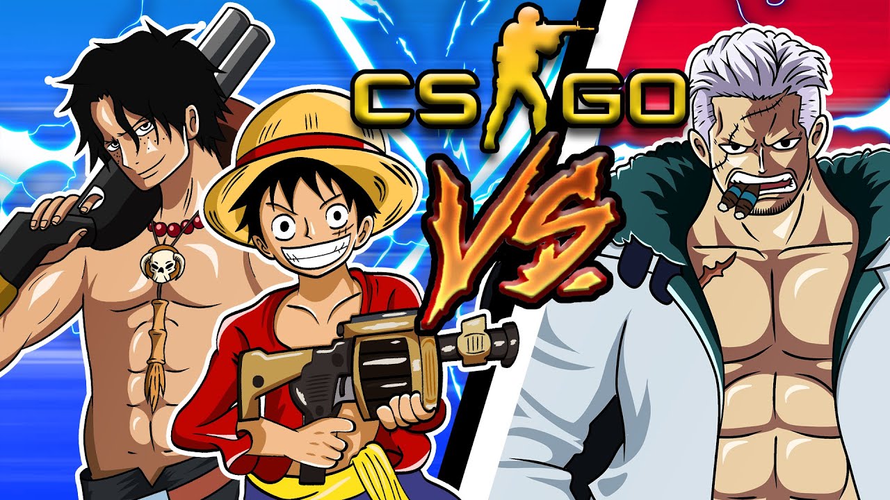 Luffy and Ace Take on Smoker!! (One Piece Plays CSGO) YouTube