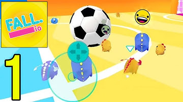 Fall.io - Race of Dino - Gameplay Walkthrough Part 1 (iOS, Android)