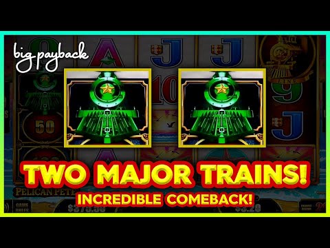 2 Major Trains → INCREDIBLE COMEBACK! Cash Express Mega Line Slot - BIG WIN!