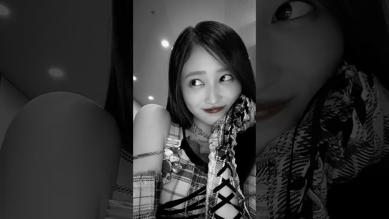 #井上和 が #モノクロリップチャレンジ でロックに決めてみました⚡️💄 #乃木坂46_是非に及ばず#乃木坂46