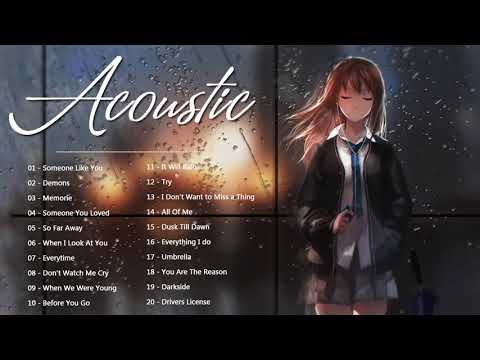 Best Ballad Acoustic Love Songs 2021 - Beautiful English Acoustic Cover of Popular Songs Of All Time