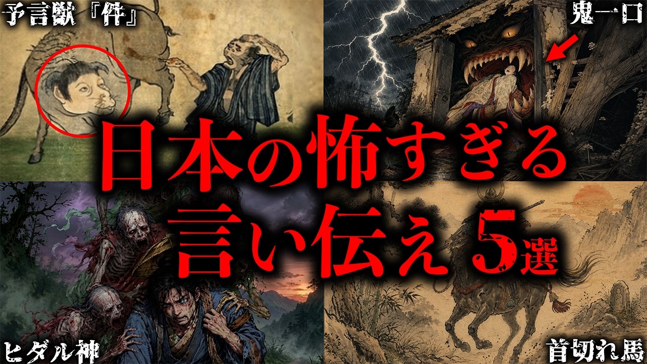 【ゆっくり解説】闇が深すぎる。日本の怖すぎる言い伝え5選