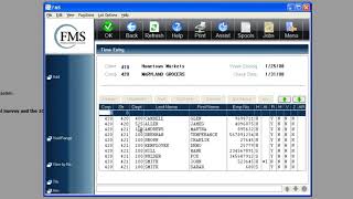 FMS Focus Payroll  Payroll Time Entry