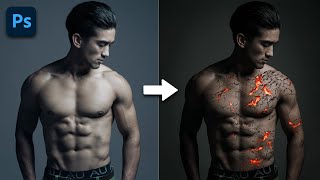 Crack Body Effect Photoshop Editing Hindi Tutorial