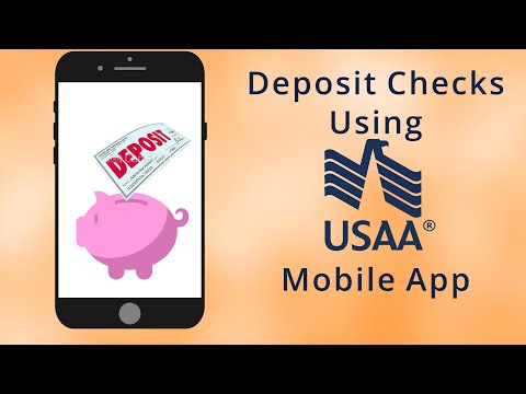 Deposit Checks with the USAA Mobile App