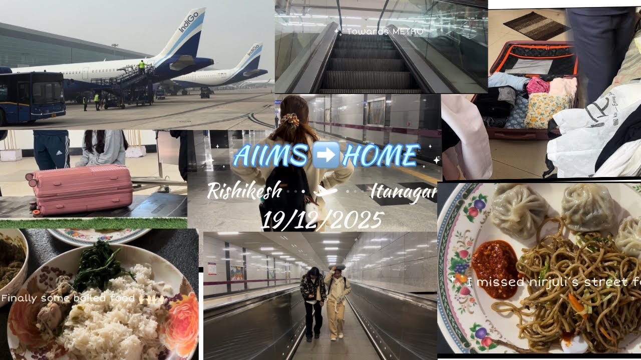 Наконец-то возвращаюсь в Аруначал-Прадеш после 3 месяцев обучения на медицинском факультете в AII...