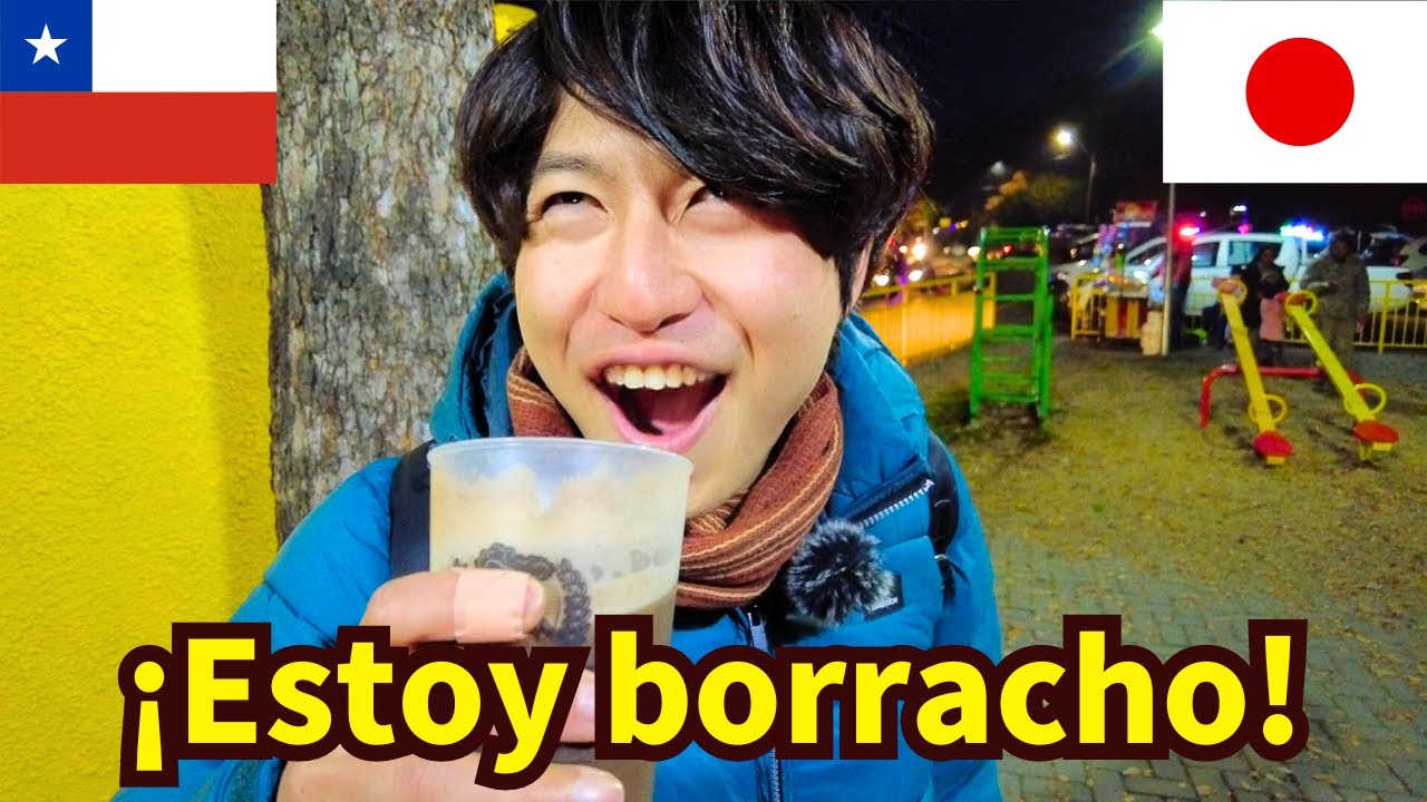 JAPONÉS prueba la MALTA en fiesta en la región de ÑUBLE por primera vez