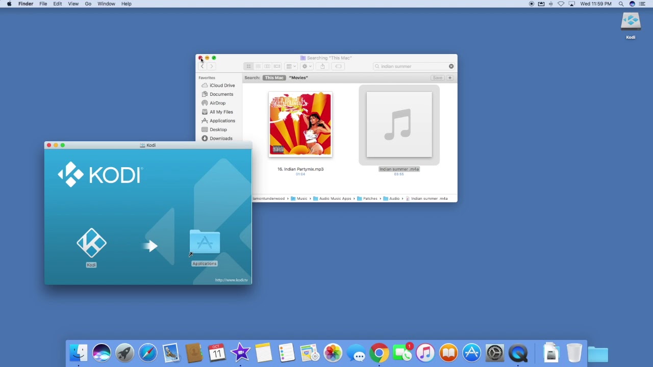 Install Kodi 17.3 on Mac