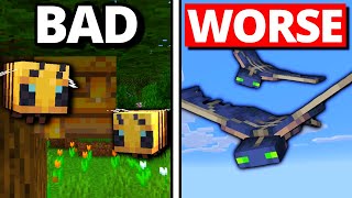 Ranking The WORST Minecraft Updates!