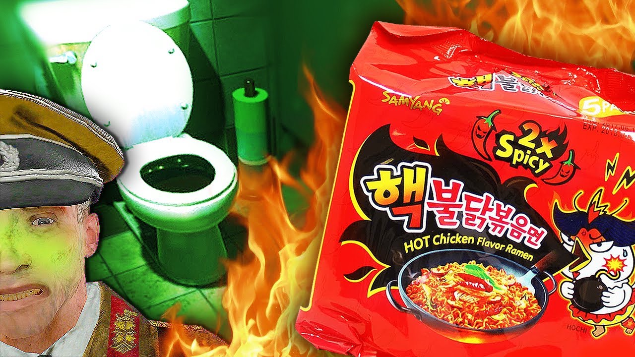 Poop of the Dead... but I EAT SPICY NOODLES! YouTube