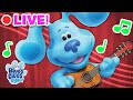 🔴 LIVE: Blue's Clues & You Sing Along Songs! | Nursery Rhymes for Kids | Blue's Clues & You!