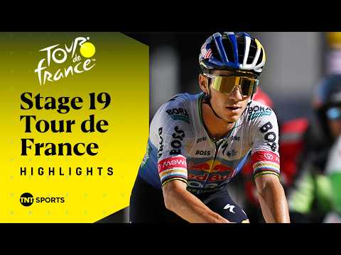 HISTORICAL PERFORMANCE! 🙌 | Men's Tour de France Stage 19 Race Highlights | TNT Sports Cycling