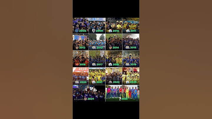 Ipl all wining team 2008 to 2024 #ipl2025 #csk #mi #kkr #srh #gt #rr #trending #shorts