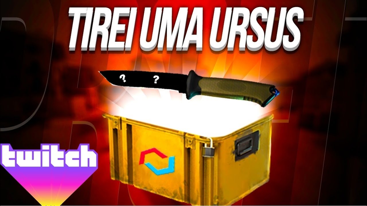 Ganhei Uma Faca Ursus Muito Rara No Csgo Youtube