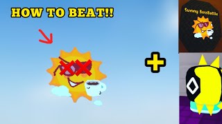 HOW TO BEAT THE SUN BOSS IN CUBE RUNNERS! +THE SUN BADGE AND COLLECTIBLE