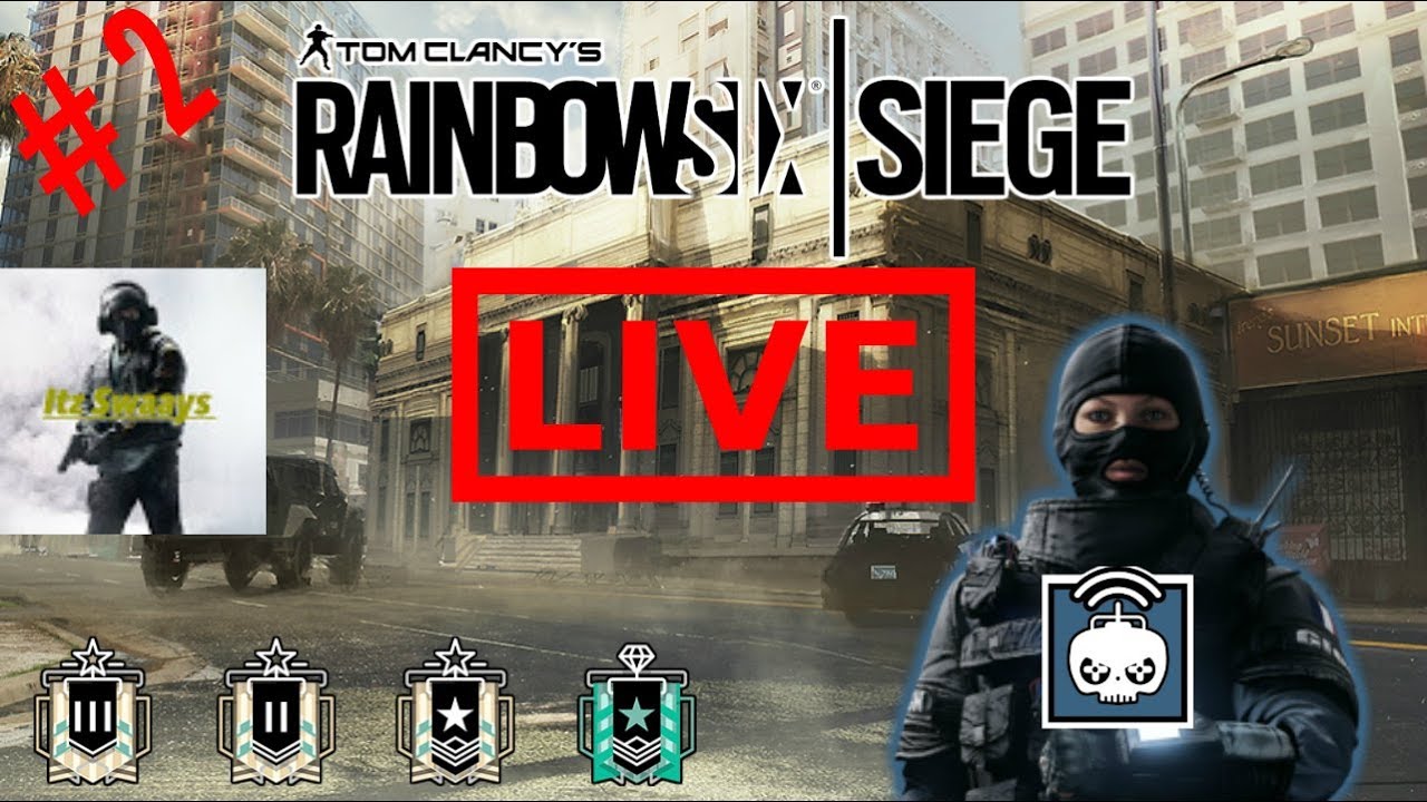Rainbow Six Siege | Playing Multiplayer Ranked With Itz Swaays | Road ...