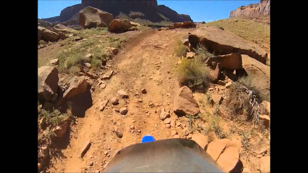 Dirt biking Slick Rock to Kane Creek to Lockhart Basin, Moab, UT
