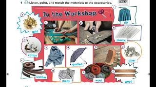 Top goal 2 unit 8 (Vocabulary page 100) In the workshop.