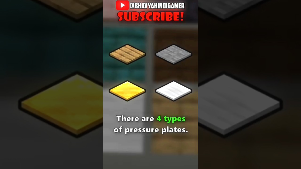 Minecraft Pressure Plates🔥