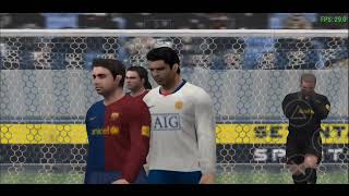Barcelona Vs Man United  Pes 2009 Ppsspp Gameplay  Messi Vs Ronaldo