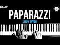 Paparazzi Karaoke SLOWER Acoustic Piano Instrumental Cover Lyrics