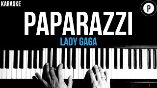 Lady Gaga - Paparazzi Karaoke SLOWER Acoustic Piano Instrumental Cover Lyrics chords