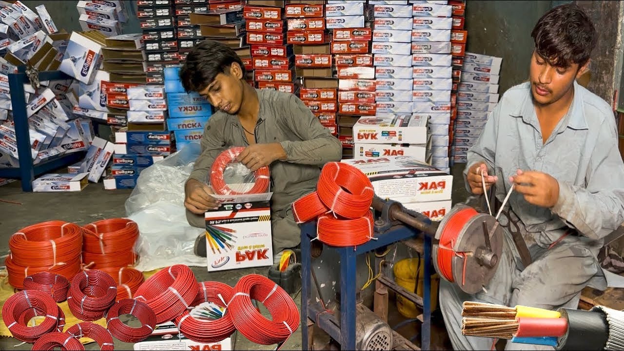 How to Amazing Electrical Copper Wire are Made || Process of Making Electrical Wire 