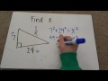 Pythagorean theorem tutorial