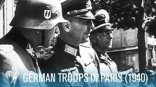 German Troops In Paris: World War II (1940) | British Pathé