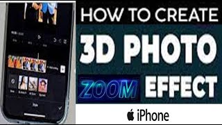 3D Zoom effect in Photos  in iPhone and iPad || How to get 3D zoom effect in photos in Capcut screenshot 5