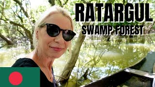 SYLHET : BANGLADESH RATARGUL Swamp Forest! in Crazy Heat.(SOLO FEMALE TRAVEL BANGLADESH)