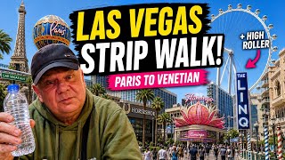 Las Vegas Strip Walking Tour 2026 🌴 Paris, LINQ, High Roller & Venetian