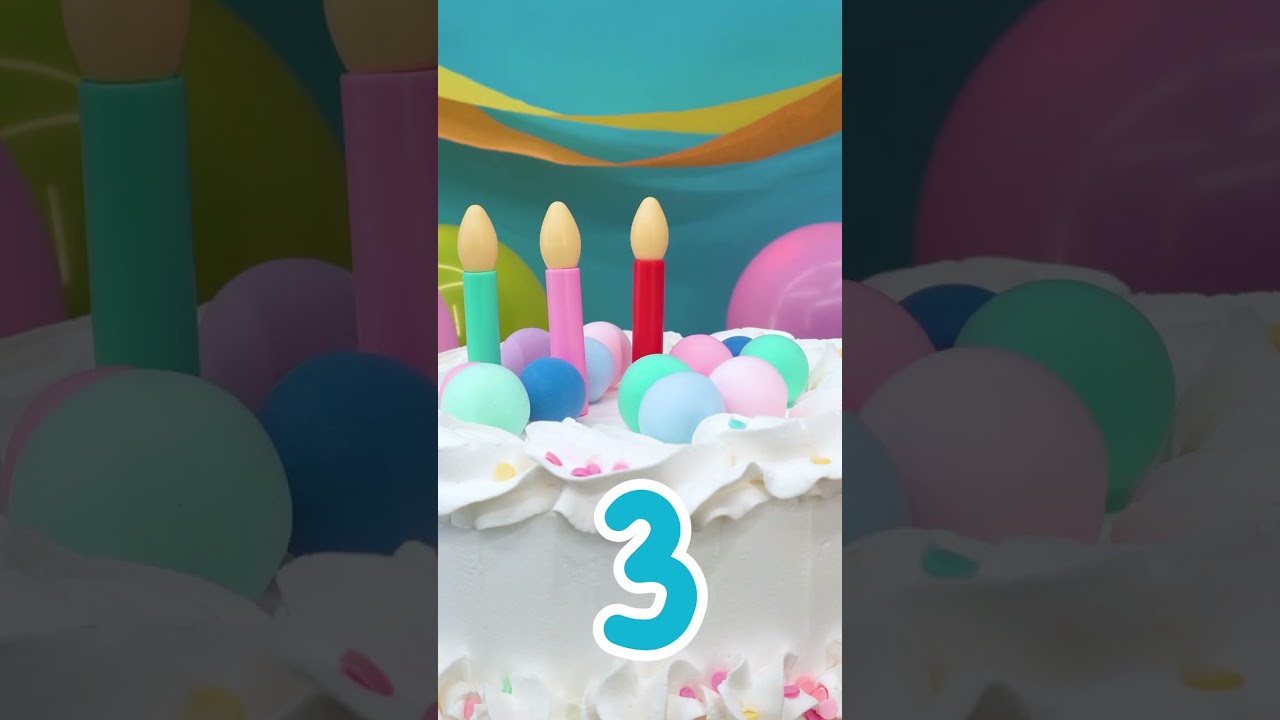 Yummy Yummy Birthday Cake! 🎂 1,2,3 Counting Game for Kids! 😆 