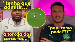 "as vezes nem é o time, é a torcida..."😳RIVAIS REAGEM E DESABAFAM SOBRE GOLAÇO NO FIM (DE NOVO)