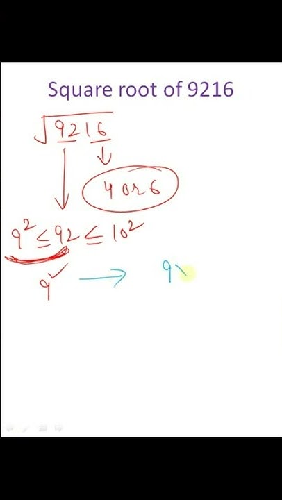 Square Root Of 9216 competitive Exams math Time YouTube square-root-of-9216-competitive-exams-math-time-youtube