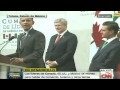 En su visita a Toluca, Obama no prueba el chorizo