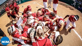 Every 2021 WCWS team's winning moment from softball super regionals