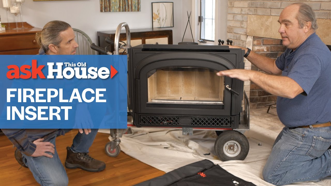 How to Install a Fireplace Insert | Ask This Old House - YouTube