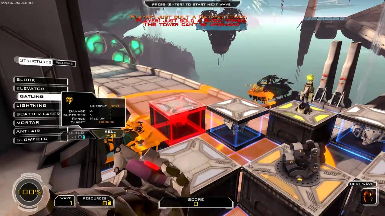 中毒性の強いタワーディフェンスシューター Sanctum サンクタム Steam版 レビュー 感想 発光本棚 中毒性の強いタワーディフェンスシューター Sanctum サンクタム Steam版 レビュー 感想 発光本棚