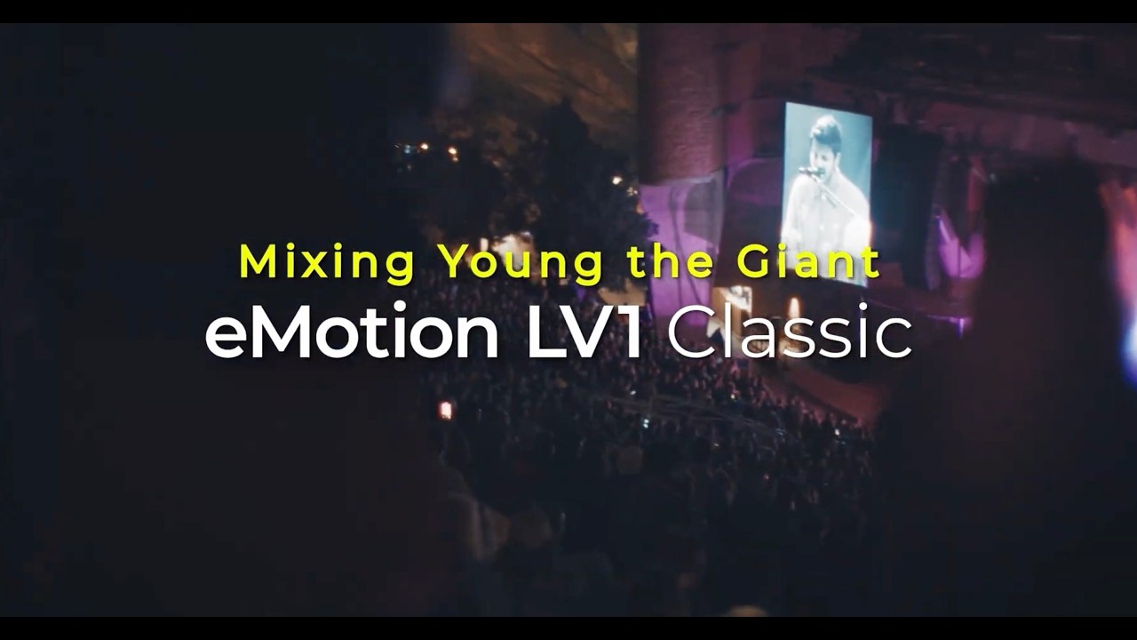 Mixing Young the Giant on Waves eMotion LV1 Classic