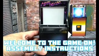 Super Action Stuff GAME ON! 1/12 Arcade Product Tutorial and Assembly instructions