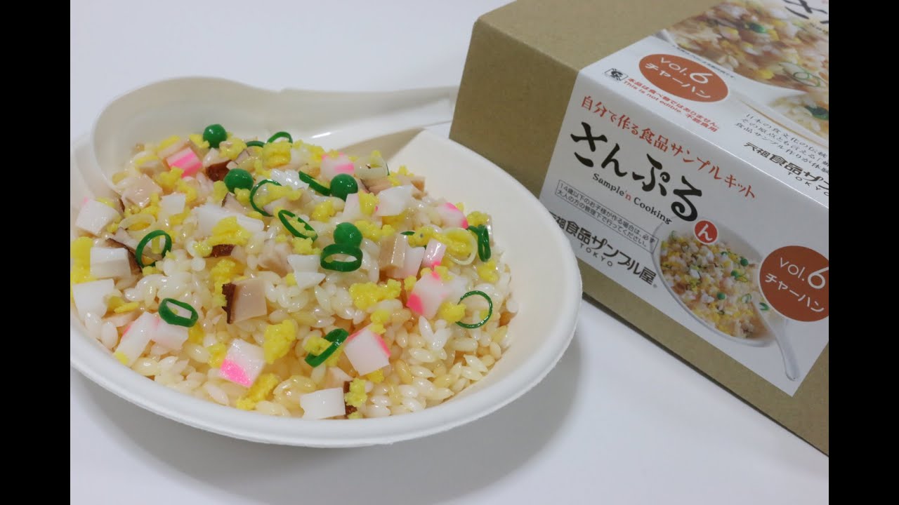 Japanese Food Sample Making Kit Fried rice さんぷるん チャーハン 自分で作る食品サンプルキット YouTube