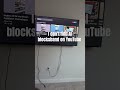 I can’t find a block band on YouTube on the TV 