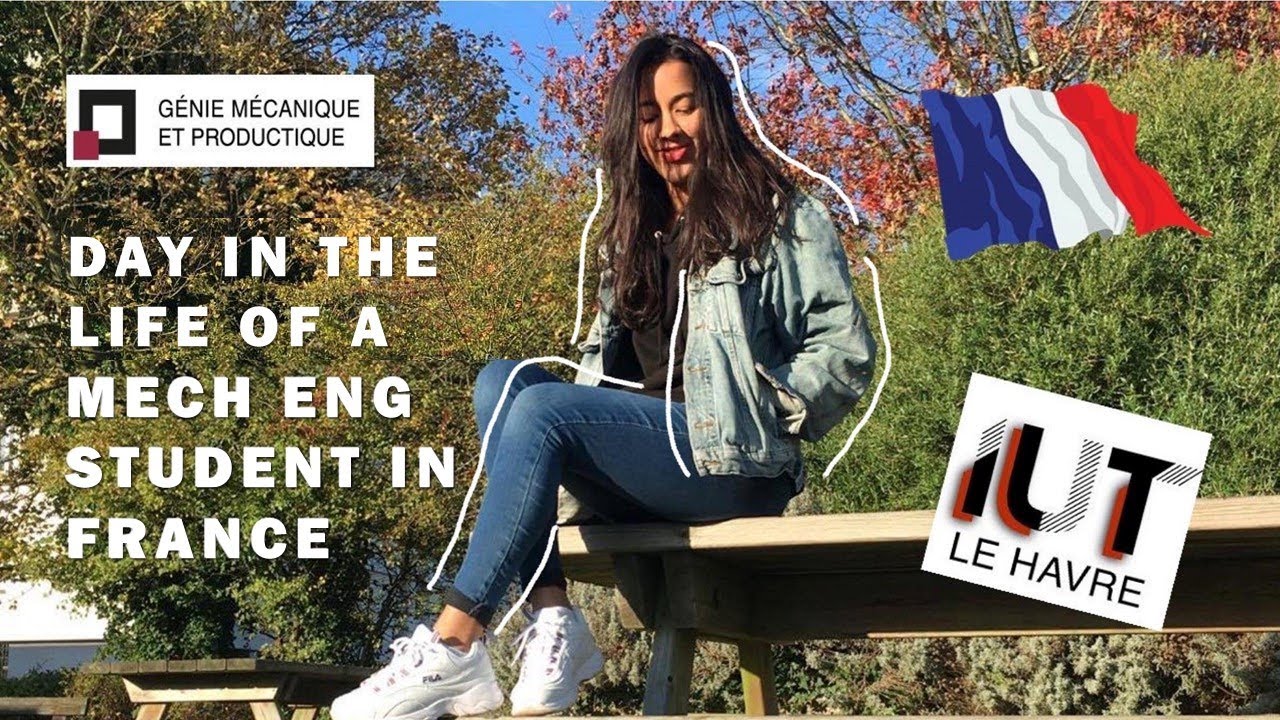 DAY in the Life of a Mechanical Engineering Student || IUT Le Havre, Malaysian studying in France