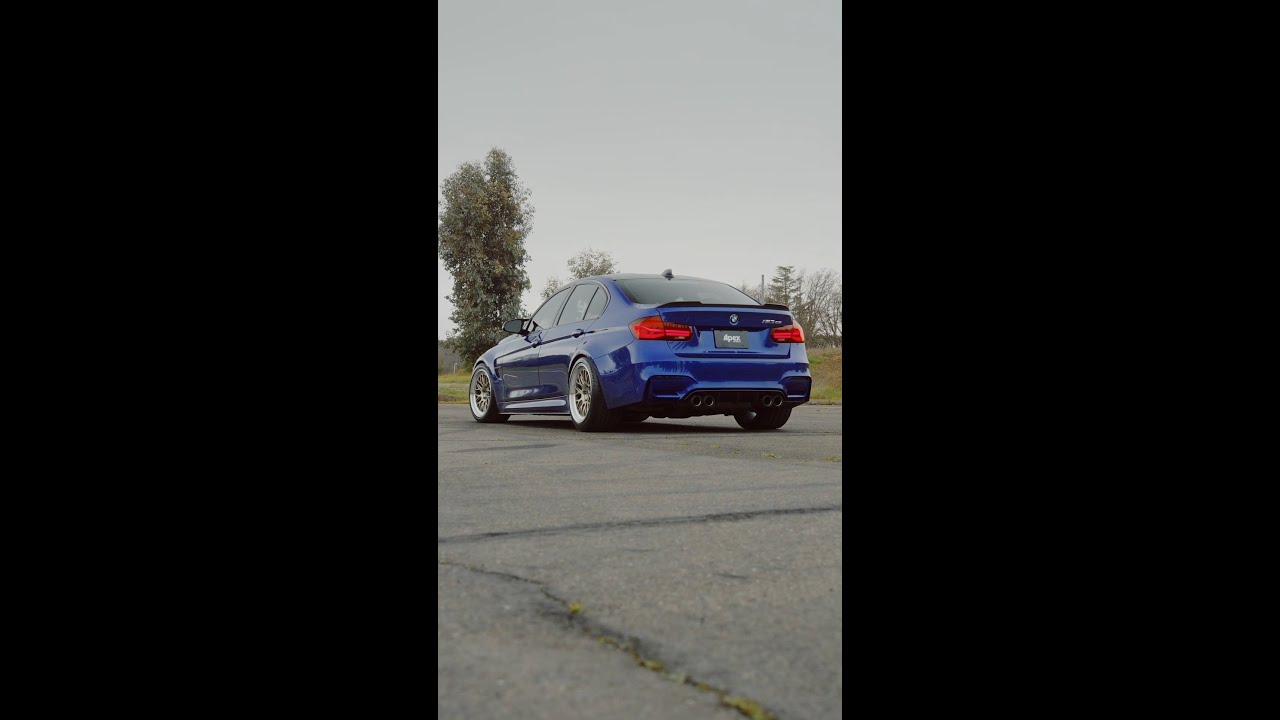 BMW F80 M3 CS on 18" Apex ML-10RT Forged Wheels in Gloss Motorsport Gold