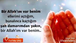 Elimizden TuT BiZi BiZe BıRaKMa ALLAH'IM